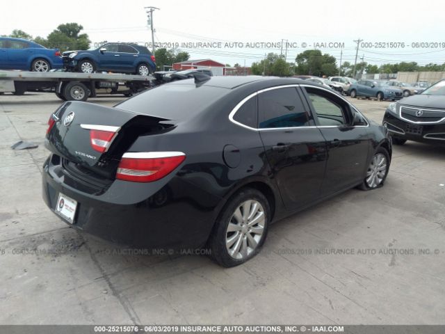 1G4PP5SK3G4109301 - 2016 BUICK VERANO  Black photo 4