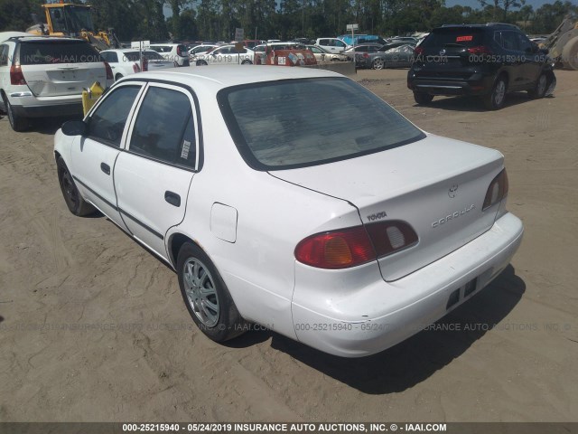 1NXBR12E1XZ254408 - 1999 TOYOTA COROLLA VE/CE/LE WHITE photo 3