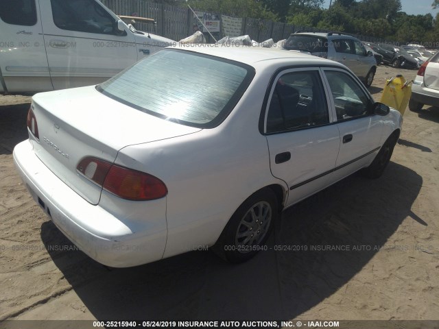 1NXBR12E1XZ254408 - 1999 TOYOTA COROLLA VE/CE/LE WHITE photo 4