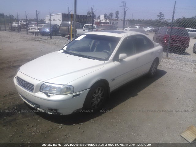 YV1TS592X51405996 - 2005 VOLVO S80 2.5T WHITE photo 2