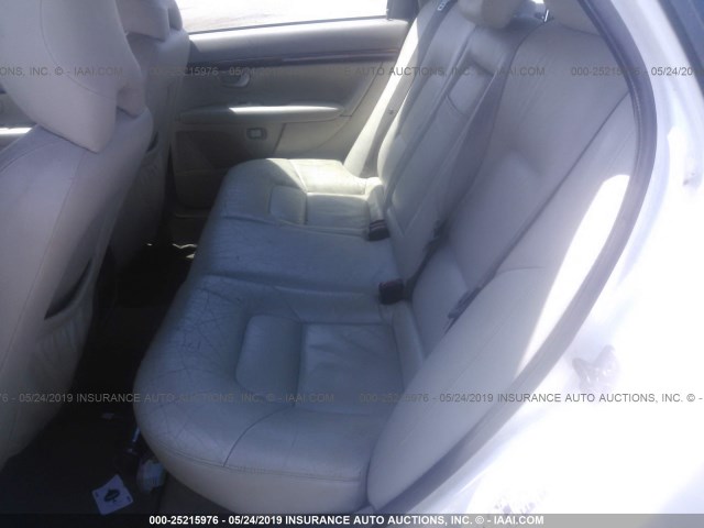 YV1TS592X51405996 - 2005 VOLVO S80 2.5T WHITE photo 8