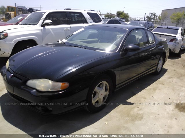 2G1WX15K319308558 - 2001 CHEVROLET MONTE CARLO SS 黑色 照片 2