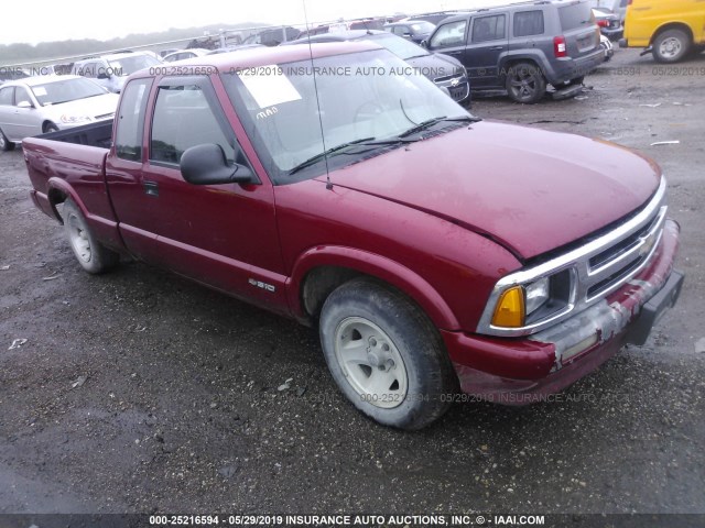 1GCCS19X3T8127442 - 1996 CHEVROLET S TRUCK S10 BURGUNDY photo 1