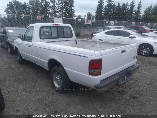 1FTCR10A0VUC02791 - 1997 FORD RANGER WHITE photo 3