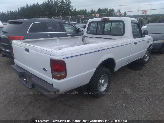 1FTCR10A0VUC02791 - 1997 FORD RANGER WHITE photo 4