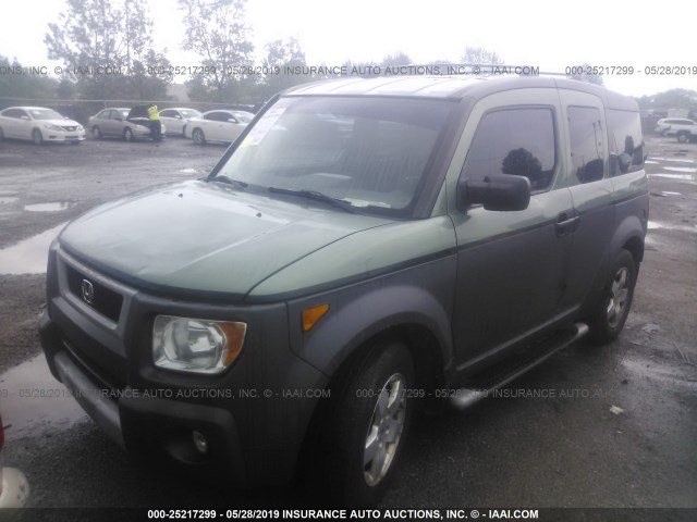 5J6YH18593L019452 - 2003 HONDA ELEMENT EX GREEN photo 2