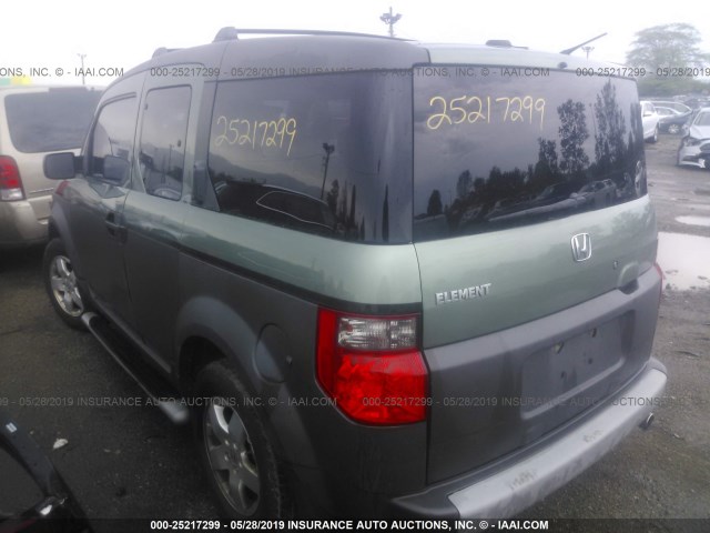 5J6YH18593L019452 - 2003 HONDA ELEMENT EX GREEN photo 3