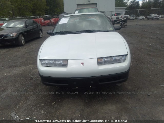 1G8ZH5595PZ269115 - 1993 SATURN SL1 WHITE photo 6