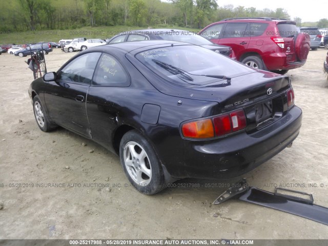 JT2ST07NXR0015547 - 1994 TOYOTA CELICA GT BLACK photo 3