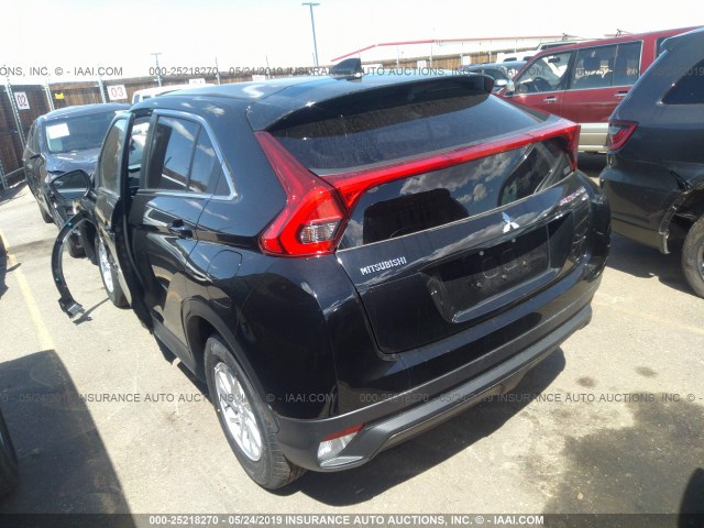 JA4AT3AA2KZ038665 - 2019 MITSUBISHI ECLIPSE CROSS ES BLACK photo 3