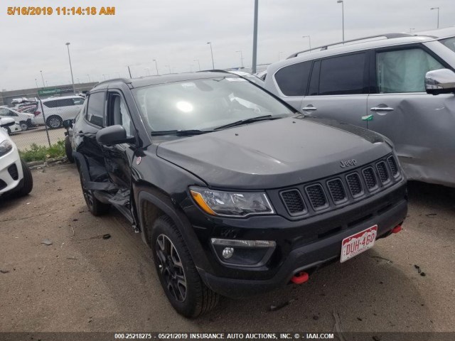 3C4NJDDB6KT660488 - 2019 JEEP COMPASS TRAILHAWK BLACK photo 14