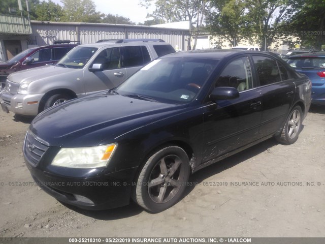 5NPEU46F59H473146 - 2009 HYUNDAI SONATA SE/LIMITED BLACK photo 2