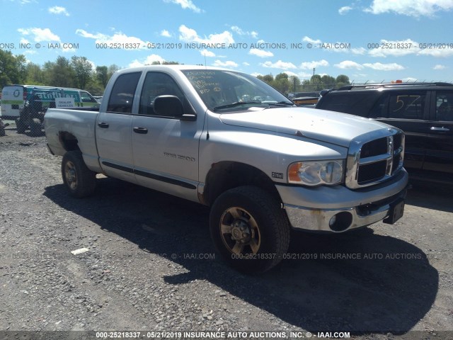 3D7KS28D75G768802 - 2005 DODGE RAM 2500 ST/SLT SILVER photo 1