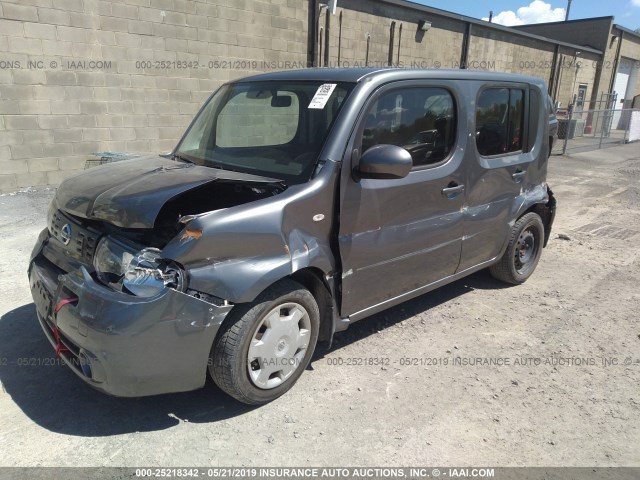 JN8AZ28R89T115843 - 2009 NISSAN CUBE S/SL GRAY photo 2