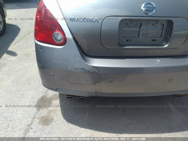 1N4BA41E08C803804 - 2008 NISSAN MAXIMA SE/SL GRAY photo 6