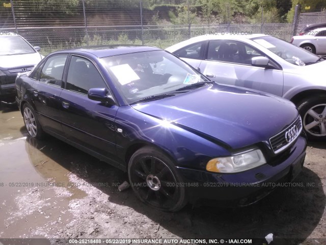 WAUDC68D51A109680 - 2001 AUDI A4 1.8T QUATTRO BLUE photo 1