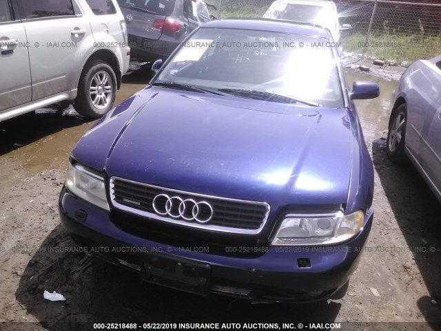 WAUDC68D51A109680 - 2001 AUDI A4 1.8T QUATTRO BLUE photo 6