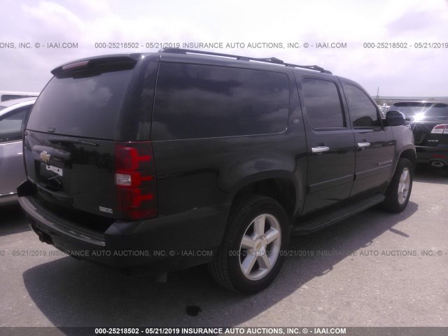 1GNFK16398J217376 - 2008 CHEVROLET SUBURBAN K1500 LS BLACK photo 4