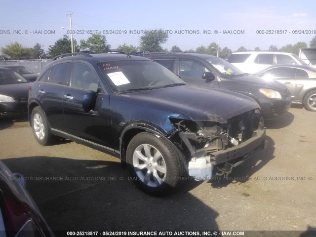 JNRAS08W25X209701 - 2005 INFINITI FX35 BLUE photo 1