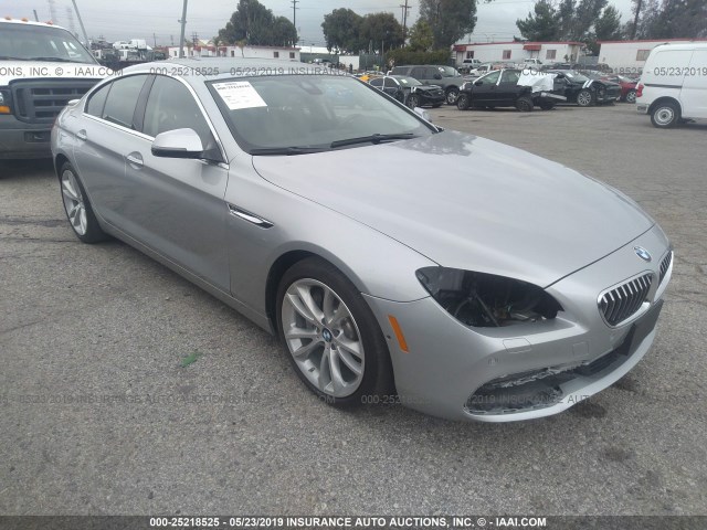 WBA6D0C58GG432694 - 2016 BMW 640 I/GRAN COUPE SILVER photo 1