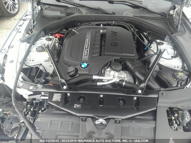 WBA6D0C58GG432694 - 2016 BMW 640 I/GRAN COUPE SILVER photo 10