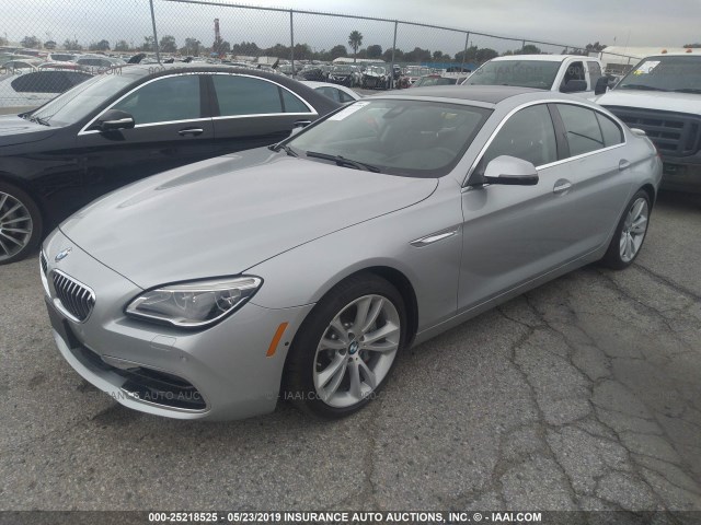 WBA6D0C58GG432694 - 2016 BMW 640 I/GRAN COUPE SILVER photo 2