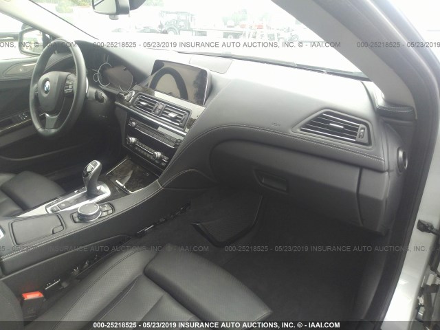 WBA6D0C58GG432694 - 2016 BMW 640 I/GRAN COUPE SILVER photo 5
