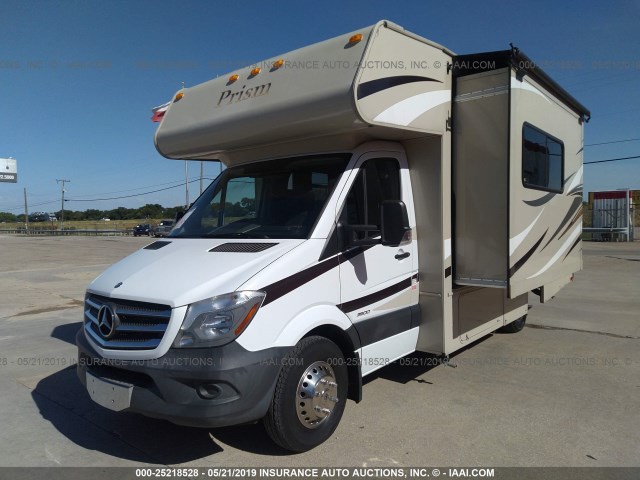 WDAPF4CC1E9565115 - 2014 MERCEDES-BENZ SPRINTER 3500 TAN photo 2