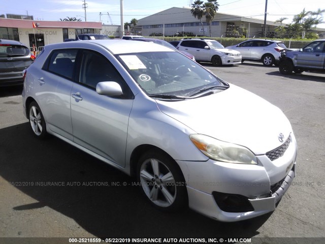 2T1KE40E19C028115 - 2009 TOYOTA COROLLA MATRIX S SILVER photo 1