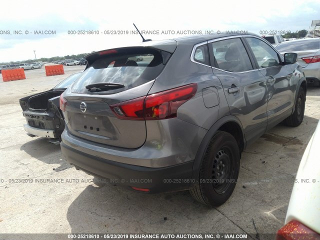 JN1BJ1CP5KW222301 - 2019 NISSAN ROGUE SPORT S/SV/SL GRAY photo 4