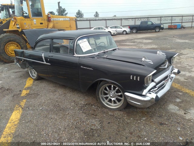 A57J289312 - 1957 CHEVROLET BEL AIR BLACK photo 1