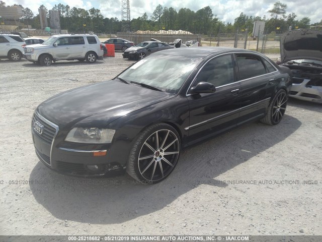 WAUML44E06N011160 - 2006 AUDI A8 BLACK photo 2