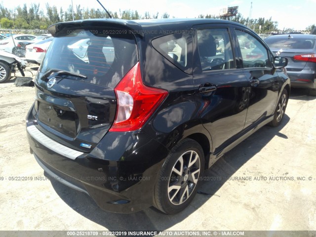 3N1CE2CP3FL366746 - 2015 NISSAN VERSA NOTE BLACK photo 4