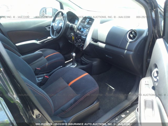 3N1CE2CP3FL366746 - 2015 NISSAN VERSA NOTE BLACK photo 5