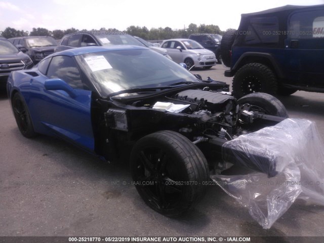 1G1YA2D77G5123335 - 2016 CHEVROLET CORVETTE STINGRAY/1LT BLUE photo 1