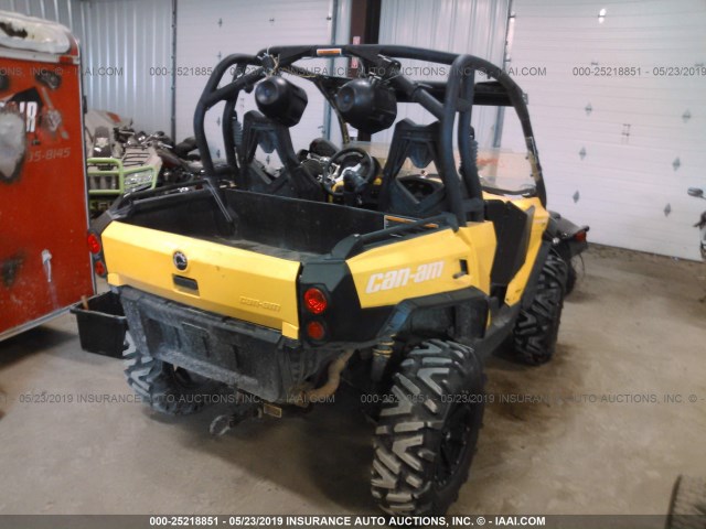 3JBKKAN23GJ000797 - 2016 CAN-AM COMMANDER 800R XT YELLOW photo 4