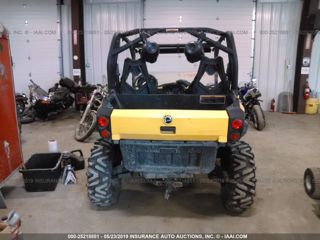 3JBKKAN23GJ000797 - 2016 CAN-AM COMMANDER 800R XT YELLOW photo 6