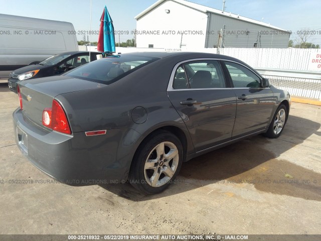 1G1ZH57BX9F158367 - 2009 CHEVROLET MALIBU 1LT 灰色 照片 4