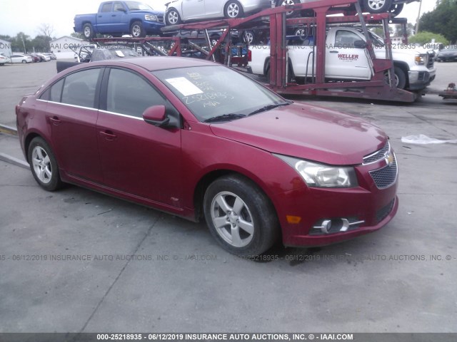 1G1PF5S97B7172292 - 2011 CHEVROLET CRUZE RED photo 1