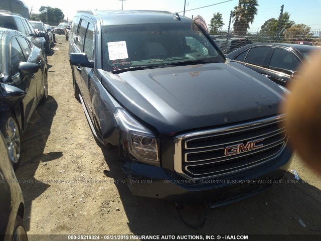 1GKS2GKC2KR271857 - 2019 GMC YUKON XL K1500 SLT GRAY photo 1