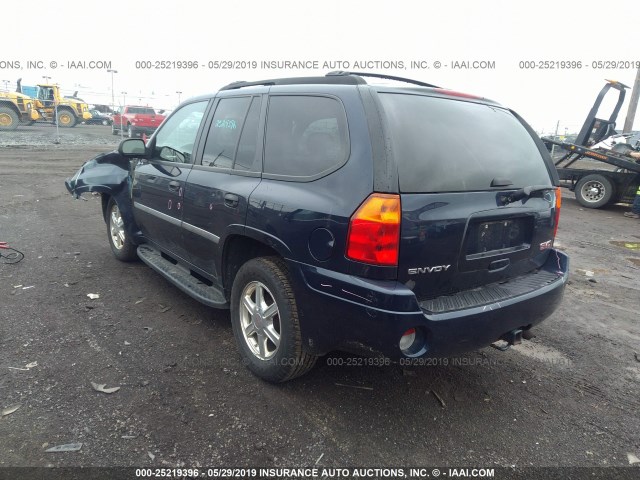 1GKDT33S292126423 - 2009 GMC ENVOY SLE BLUE photo 3