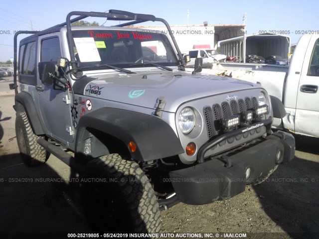 1J4AA2D13AL211140 - 2010 JEEP WRANGLER SPORT SILVER photo 1