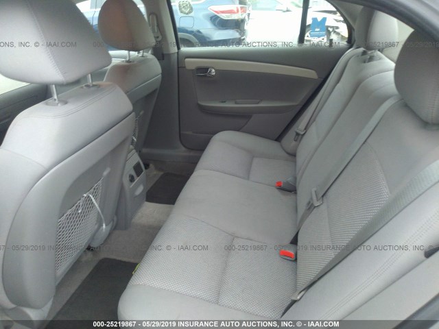 1G1ZC5EB3AF266450 - 2010 CHEVROLET MALIBU 1LT 银色 照片 8