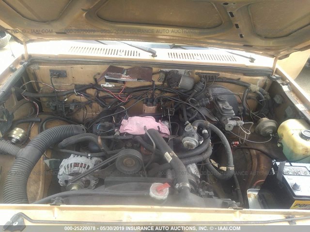 1B7FR14M2HS420765 - 1987 DODGE DAKOTA BROWN photo 10