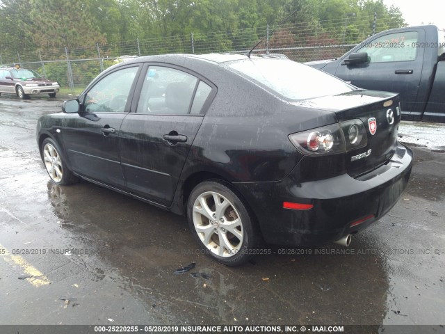 JM1BK32G881161846 - 2008 MAZDA 3 I BLACK photo 3