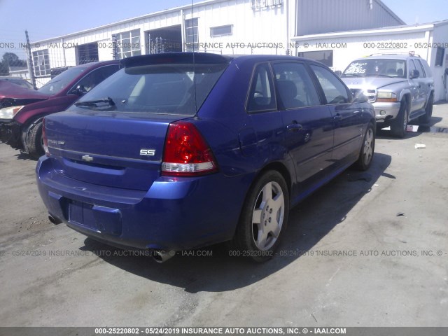 1G1ZW63196F153665 - 2006 CHEVROLET MALIBU MAXX SS BLUE photo 4