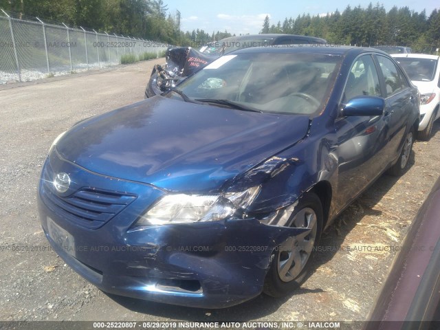 4T1BE46K49U316528 - 2009 TOYOTA CAMRY SE/LE/XLE BLUE photo 2