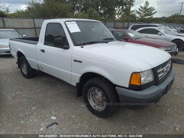 1FTYR10D31PB04864 - 2001 FORD RANGER WHITE photo 1