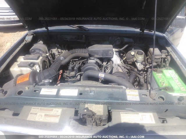 1FTCR10A9TPB37726 - 1996 FORD RANGER GREEN photo 10