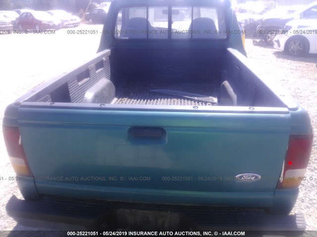 1FTCR10A9TPB37726 - 1996 FORD RANGER GREEN photo 8